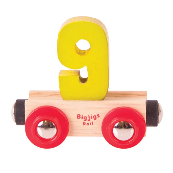 Bigjigs Rail Rail Name Letters and Numbers - 9
