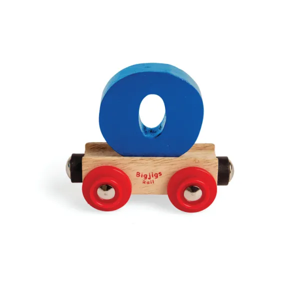 Bigjigs Rail Rail Name Letters and Numbers - O