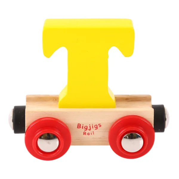 Bigjigs Rail Rail Name Letters and Numbers - T