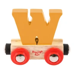 Bigjigs Rail Rail Name Letters and Numbers - W