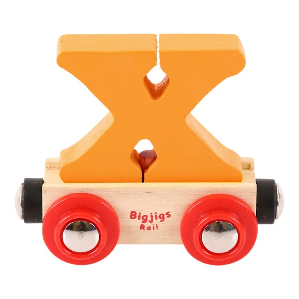 Bigjigs Rail Rail Name Letters and Numbers - X