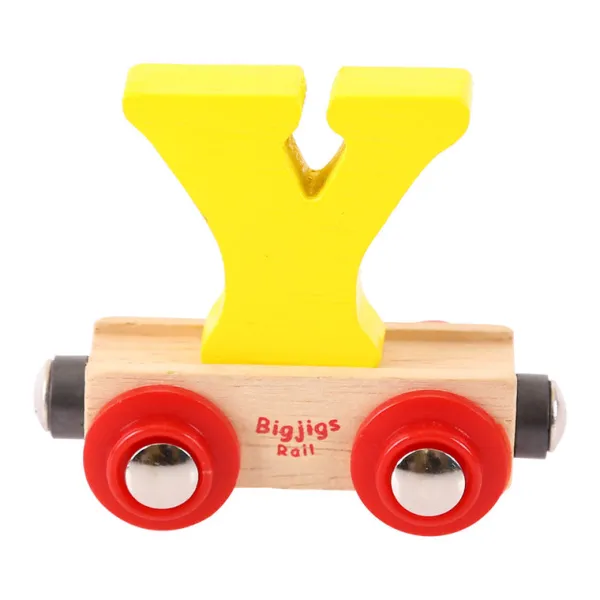 Bigjigs Rail Rail Name Letters and Numbers - Y