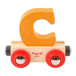 Bigjigs Rail Rail Name Letters and Numbers - C