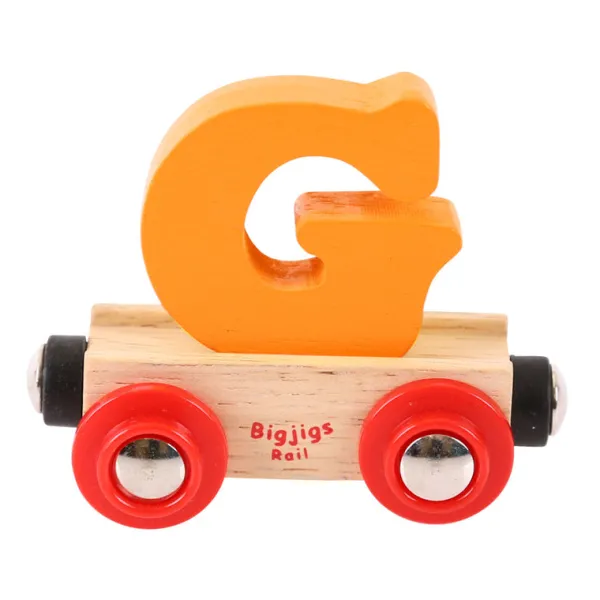 Bigjigs Rail Rail Name Letters and Numbers - G