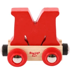 Bigjigs Rail Rail Name Letters and Numbers - M