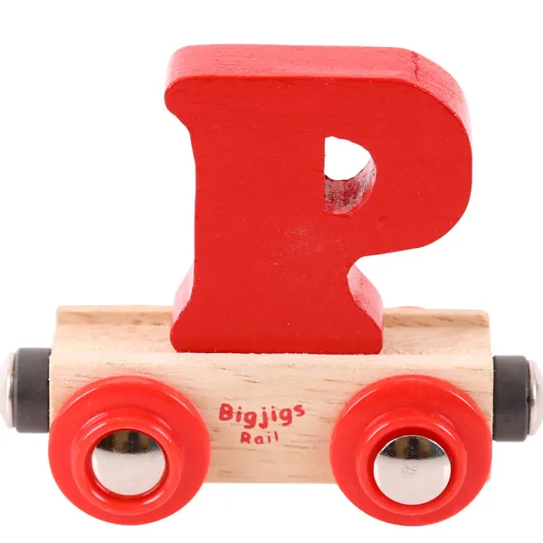 Bigjigs Rail Rail Name Letters and Numbers - P