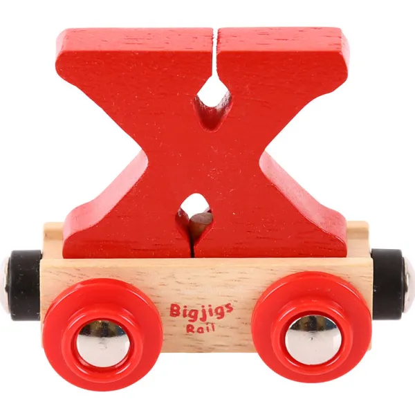 Bigjigs Rail Rail Name Letters and Numbers - X