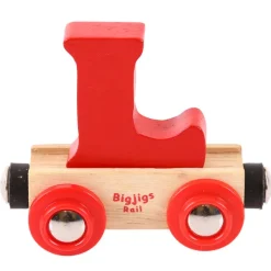 Bigjigs Rail Rail Name Letters and Numbers - L