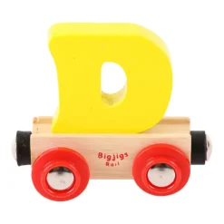 Bigjigs Rail Rail Name Letters and Numbers - D