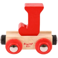 Bigjigs Rail Rail Name Letters and Numbers - J