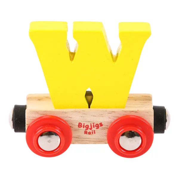 Bigjigs Rail Rail Name Letters and Numbers - W