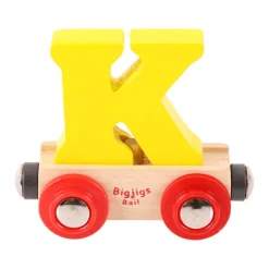 Bigjigs Rail Rail Name Letters and Numbers - K