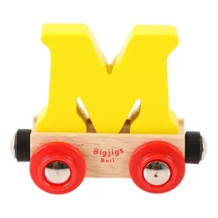 Bigjigs Rail Rail Name Letters and Numbers - M