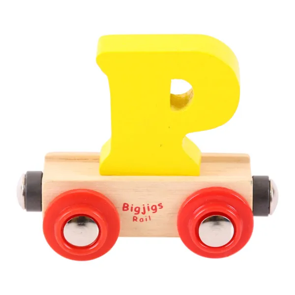 Bigjigs Rail Rail Name Letters and Numbers - P