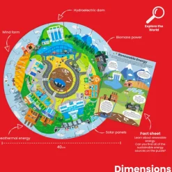 Bigjigs Toys Recycling Circular Floor Puzzle (50pc)