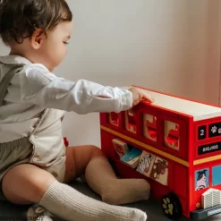 Bigjigs Toys Red Bus Sorter