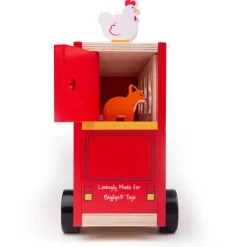 Bigjigs Toys Red Bus Sorter