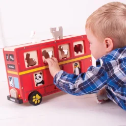 Bigjigs Toys Red Bus Sorter