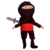Fiesta Crafts Red Ninja Finger Puppet