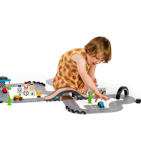 Bigjigs Rail Roadway Race Day
