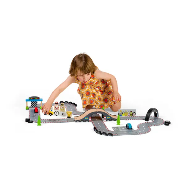 Bigjigs Rail Roadway Race Day