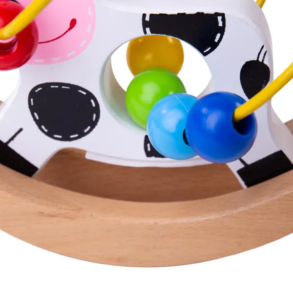 Bigjigs Baby Rocking Cow Bead Frame
