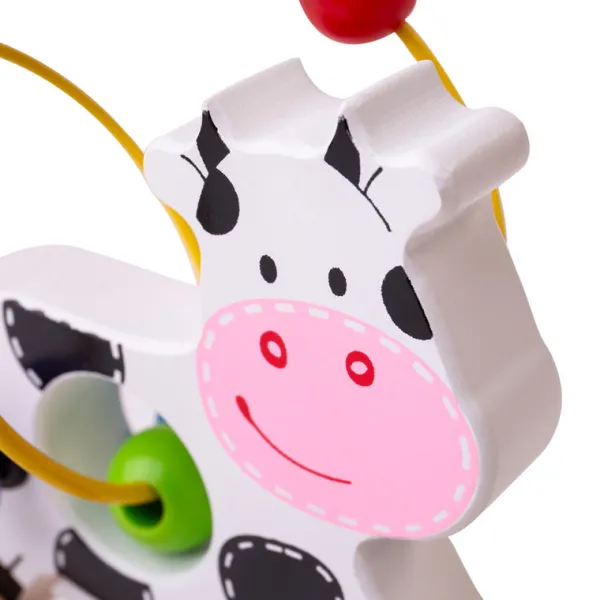 Bigjigs Baby Rocking Cow Bead Frame