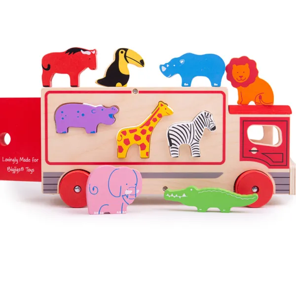 Bigjigs Toys Safari Sorting Lorry