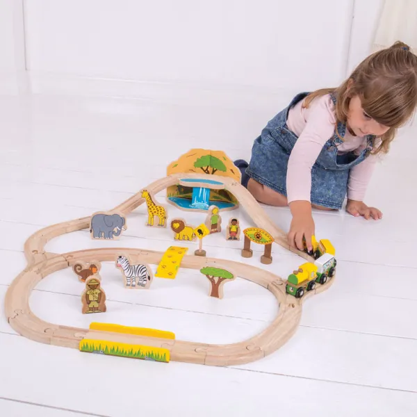 Bigjigs Rail Safari Train Set
