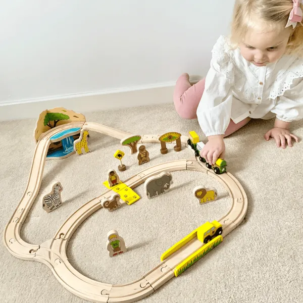 Bigjigs Rail Safari Train Set