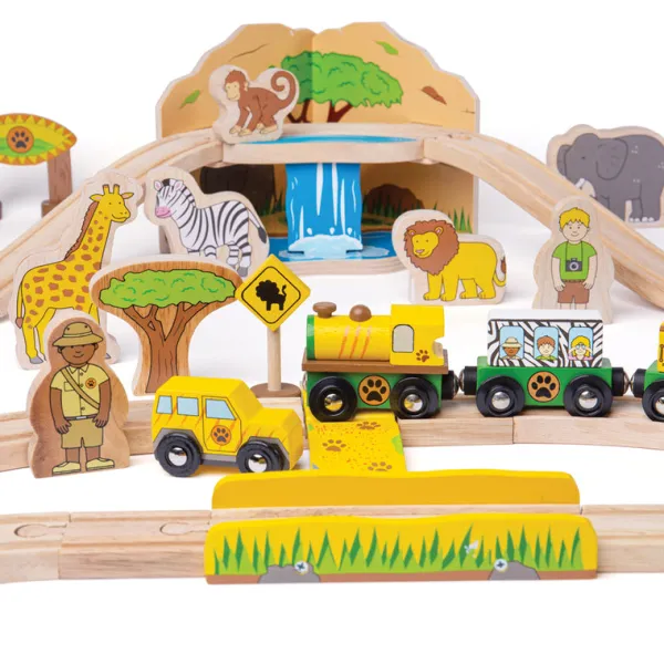 Bigjigs Rail Safari Train Set