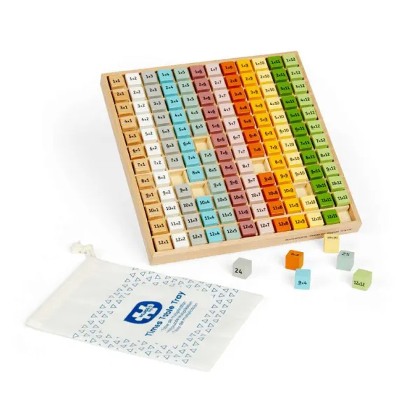 Bigjigs Toys Scandi Times Tables Tray