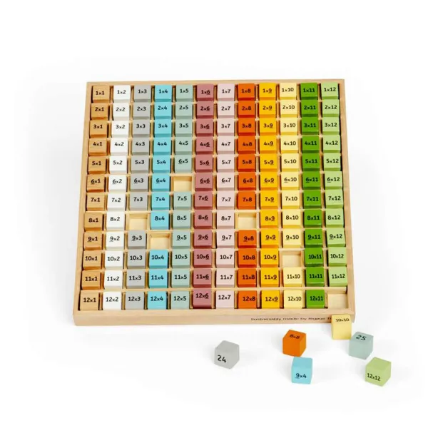 Bigjigs Toys Scandi Times Tables Tray