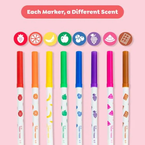 Tiger Tribe Scented Colouring - Fruity Cutie