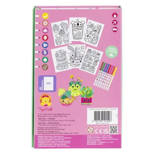 Tiger Tribe Scented Colouring - Fruity Cutie