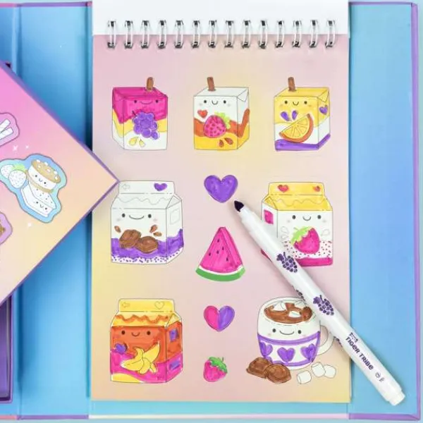 Tiger Tribe Scented Stacks of Stickers - Dreamy Desserts