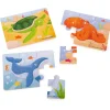 Bigjigs Toys Sealife (6 Piece Puzzles) - 3 Puzzles