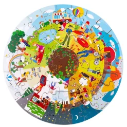 Bigjigs Toys Seasonal Circular Floor Puzzle