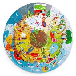 Bigjigs Toys Seasonal Circular Floor Puzzle