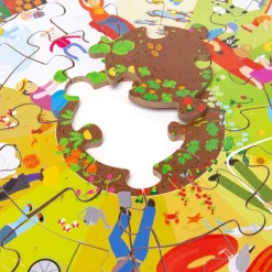 Bigjigs Toys Seasonal Circular Floor Puzzle