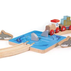Bigjigs Rail Shark Attack Track