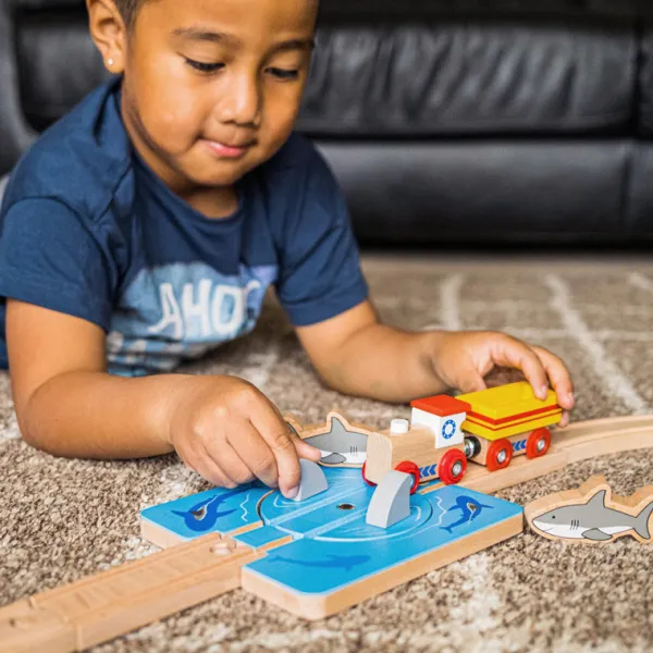 Bigjigs Rail Shark Attack Track