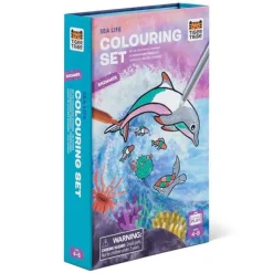 Tiger Tribe Shimmer Colouring Set - Sea Life