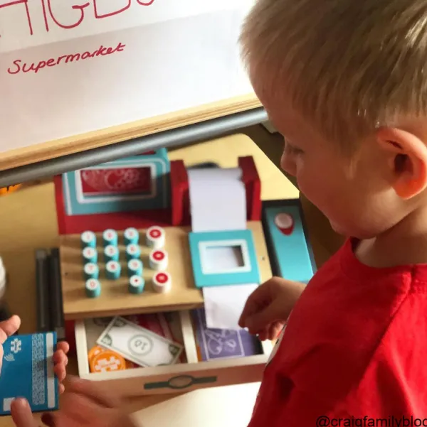 Bigjigs Toys Shop Till with Scanner