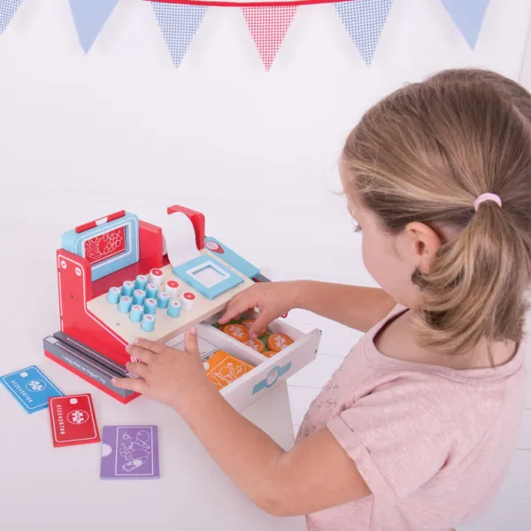 Bigjigs Toys Shop Till with Scanner