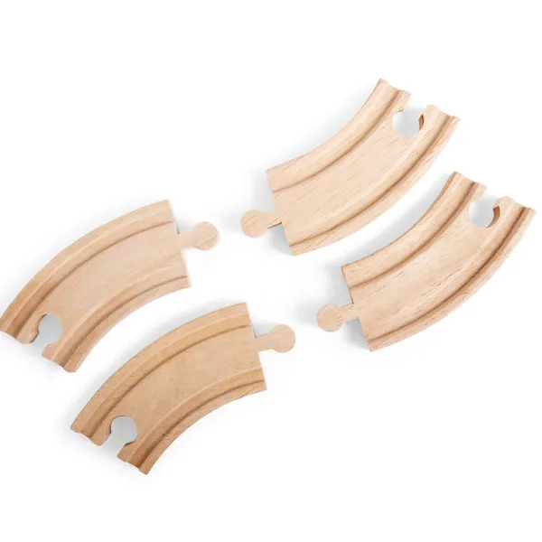 Bigjigs Rail Short Curves (Pack of 12)