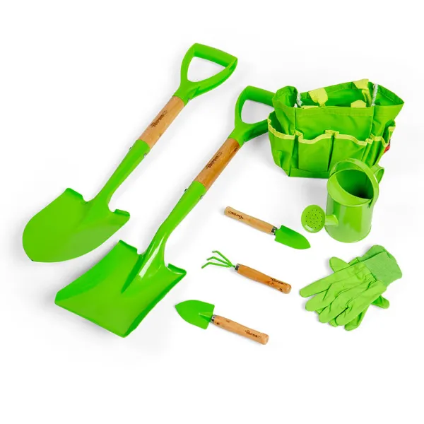 Bigjigs Toys Short Handled Gardening Tool Bundle