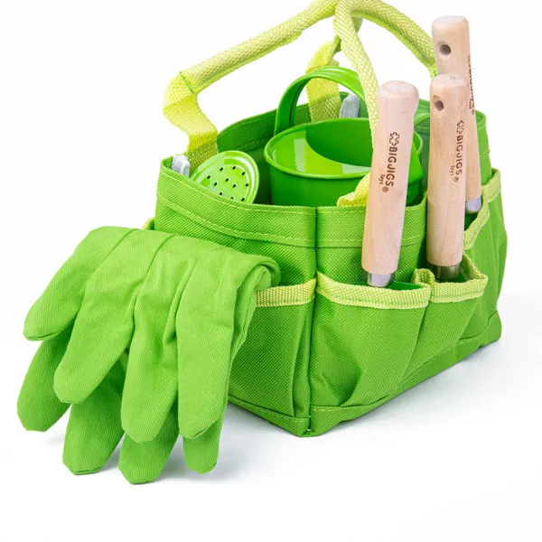 Bigjigs Toys Short Handled Gardening Tool Bundle