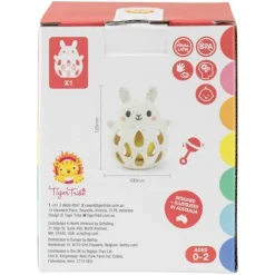 Tiger Tribe Silicone Rattle - Bunny