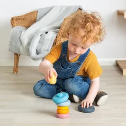 Bigjigs Toys Silicone Stacking Cat